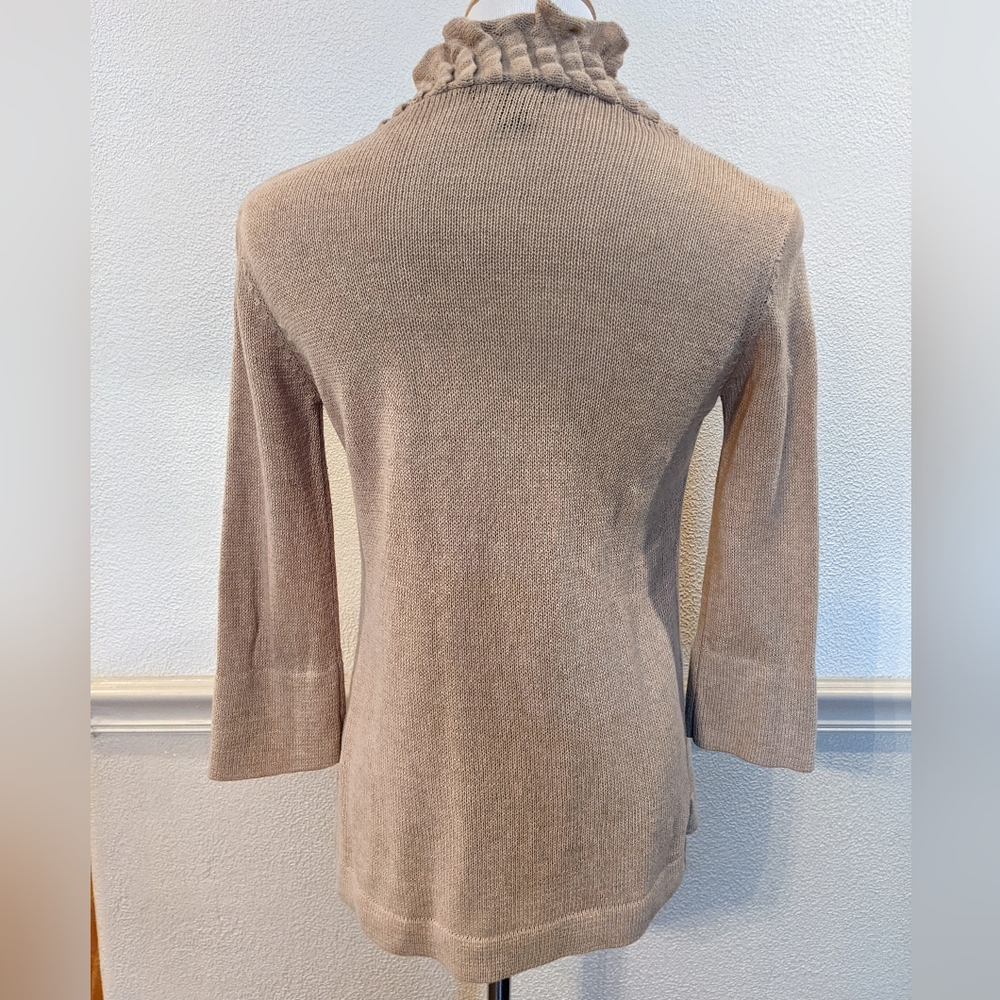 Anthro Ruffled Cardigan - Picture 3 of 4